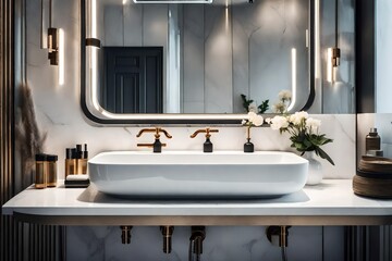 modern bathroom sink