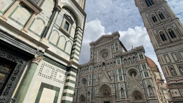 Baptistery,Cathedral of Santa Maria del Fiore and Giottos Bell Tower