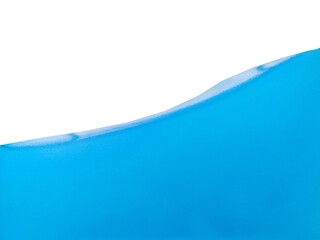 blue water in a pool