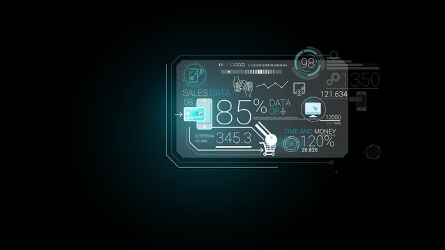Animated video on the topic of electronic payments