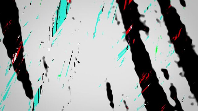 ぐちゃぐちゃな落書き 動画 エフェクト　5