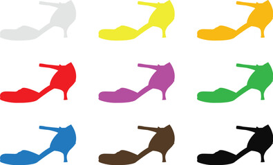 seamless pattern of shoes