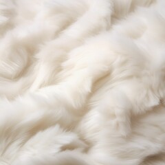 white soft fluffy fur wool texture background - obrazy, fototapety, plakaty