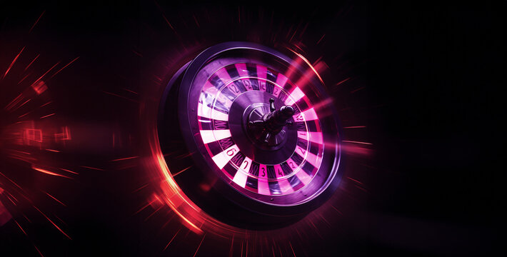 spinning roulette wheel dramatic lighting dark background hd hd wallpaper