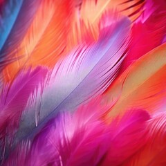 Obraz premium Soft feather Surface background colorful tones
