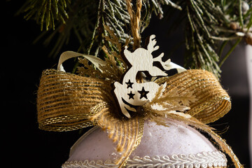 handmade soft toys, Christmas tree decorations, Christmas gifts, Valentine's Day gifts, love story, thread toys