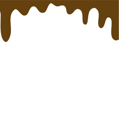 Chocolate liquid drop