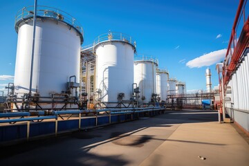 Obraz premium Hydrogen power plant