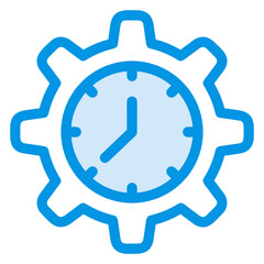 Gear setting symbol icon vector image. Illustration of the industrial wheel mechine mechanism design image