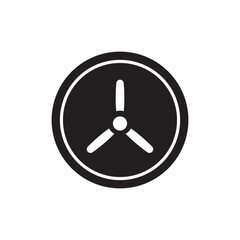 Fototapeta premium propeller icon vector