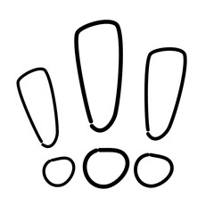 Exclamation mark doodle