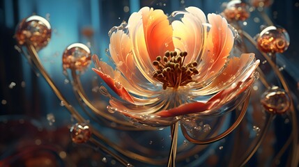 Abstract Flower Desktop Wallpaper