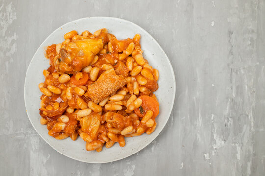 Typical portuguese dish Tripas a moda do porto