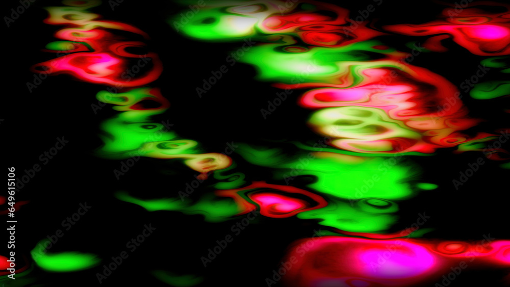 Poster dark background with purple orange patterns. motion. patterns of fine lines made in 3d format that s