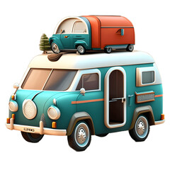 camping car 3D, generative ai, 생성형, 인공지능,