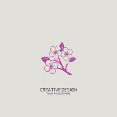 桜のロゴのベクター画像