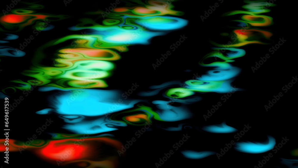 Poster dark background with purple orange patterns. motion. patterns of fine lines made in 3d format that s