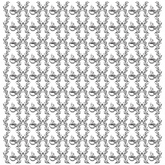 International Coffee Day Pattern Seamless Background