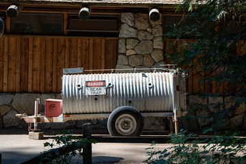 Bear trap trailor in Yosemite Valley, California