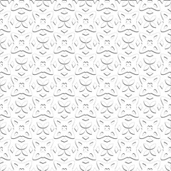 Vector pattern with symmetrical elements . Modern stylish abstract texture. Repeating geometric tiles from striped elements.Black and white pattern.