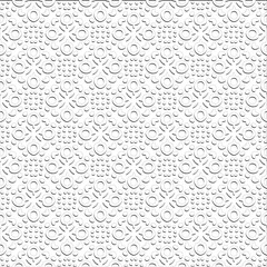 Vector pattern with symmetrical elements . Modern stylish abstract texture. Repeating geometric tiles from striped elements.Black and white pattern.