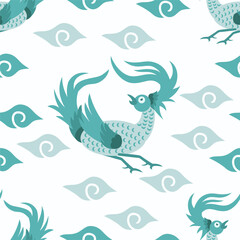 pattern with bird