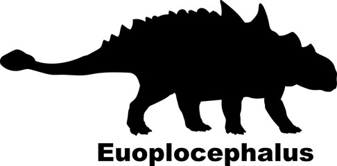 Euoplocephalus Dinosaur silhouette dinosaur monogram dinosaur species dinosaur breed types of dinosaurs, types of dinosaurs, dinosaur monogram, dinosaur breed