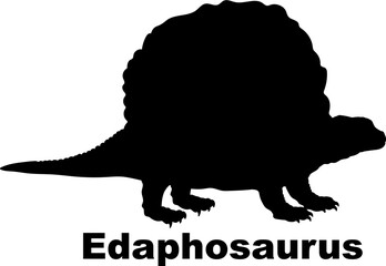 Edaphosaurus Dinosaur silhouette dinosaur monogram dinosaur species dinosaur breed types of dinosaurs, types of dinosaurs, dinosaur monogram, dinosaur breed