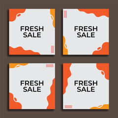 Social media post template. Great for backgrounds, sales promotions, product marketing, flyers, banners, internet advertising, internet marketing etc. Editable