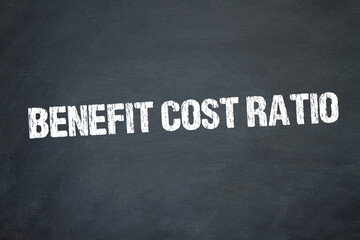 Obraz premium Benefit Cost Ratio 
