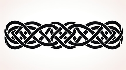 Celtic knot isolated on a white background. Vector illustration. - obrazy, fototapety, plakaty