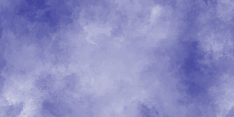 Blurry and cloudy dark blue sky background with clouds, cloudy light blue watercolor background with various natural clouds and smoke.Classic hand painted Blue watercolor background for design.