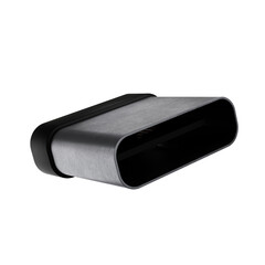 3D illustration, 3D rendering close-up of USB Type-C(Outside) Cut away isolated 3D mockup