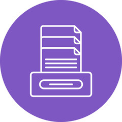 Documents Box Icon