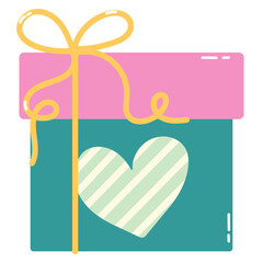 Cute Handdrawn Giftbox Illustration
