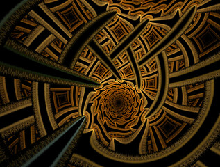 Imaginatory fractal abstract background Image