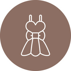 Wedding Female Dress Icon