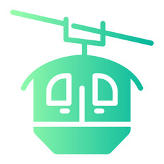 tram Gradient icon