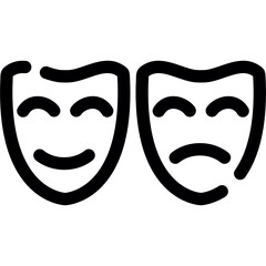 Theater Masks Icon