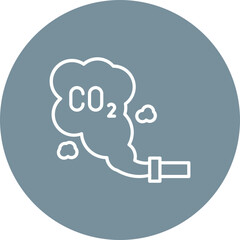 Carbon dioxide Icon