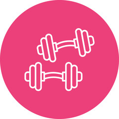 Obraz premium Workout Icon