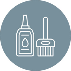 Obraz premium Hair Dye Icon