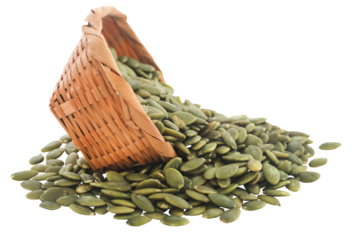 Peeled organic pumpkin seeds