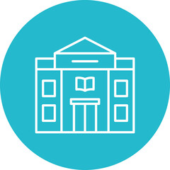 Library Building Icon