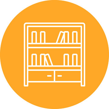 recommend clip art: Library Shelves Icon