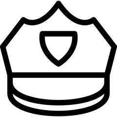 Police Cap Icon