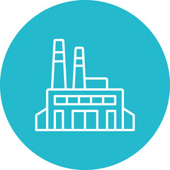 Naklejka premium Factory Icon