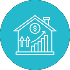 House Price Increase Icon
