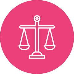 Law Scale Icon