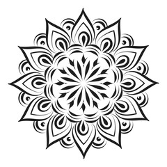 Beautiful Mandala art design for print or use as poster, card, flyer, tattoo or T Shirt